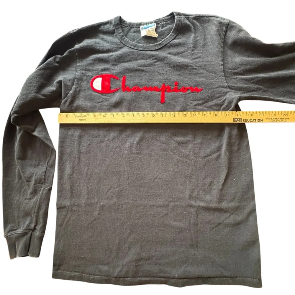 Champion long sleeve Black Tee